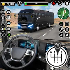 Скачать взлом Bus Driving School : Bus Games [МОД Все открыто] на Андроид