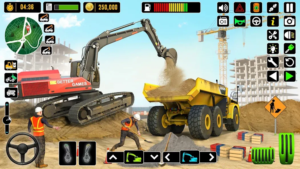 City Road Construction Games (Сити Роад Конструкшн Геймс)  [МОД Много монет] Screenshot 5