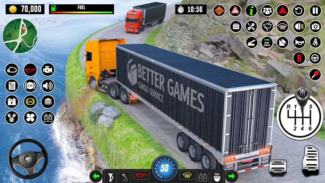 Truck Games - Driving School  [МОД Бесконечные деньги] Screenshot 2