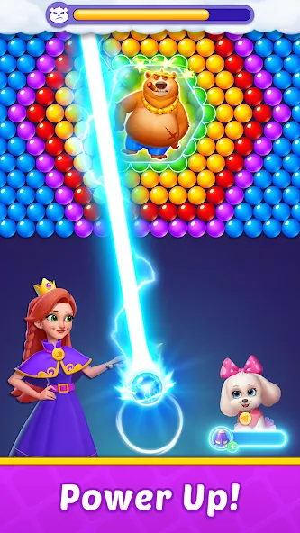 Bubble Shooter Kingdom  [МОД Меню] Screenshot 3