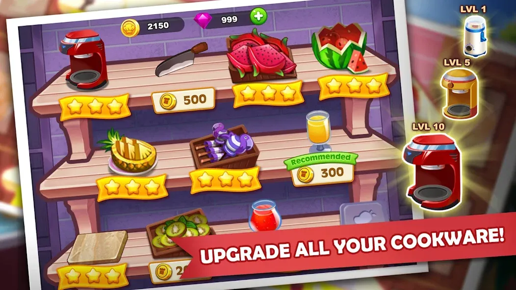 Cooking Madness: A Chef's Game  [МОД Бесконечные монеты] Screenshot 4