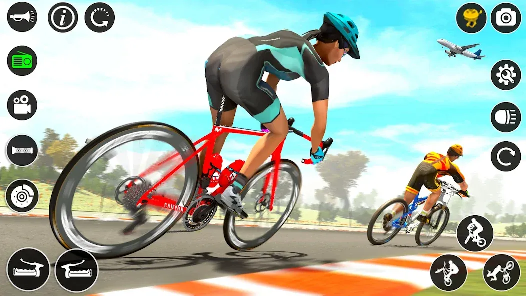 BMX Cycle Race 3d Cycle Games (гонка на велосипедах 3D игры на велосипеде)  [МОД Unlimited Money] Screenshot 5