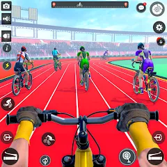 Скачать взлом BMX Cycle Race 3d Cycle Games (гонка на велосипедах 3D игры на велосипеде)  [МОД Unlimited Money] на Андроид