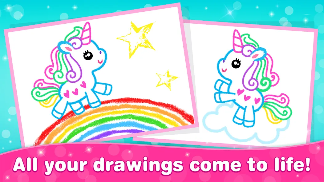 Bini Game Drawing for kids app (Бини)  [МОД Mega Pack] Screenshot 4