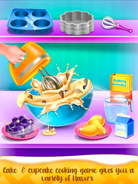 Cake Maker Cooking Cake Games (Кейк Мейкер кулинарные игры на приготовление тортов)  [МОД Unlimited Money] Screenshot 4