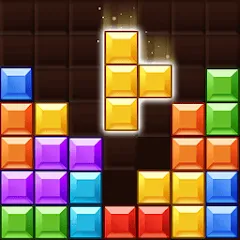 Скачать взлом Block Gems: Block Puzzle Games (Блок драгоценные камни)  [МОД Mega Pack] на Андроид