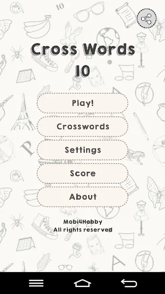 CrossWords 10 (Кроссворды 10)  [МОД Много монет] Screenshot 1