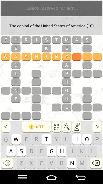 CrossWords 10 (Кроссворды 10)  [МОД Много монет] Screenshot 3