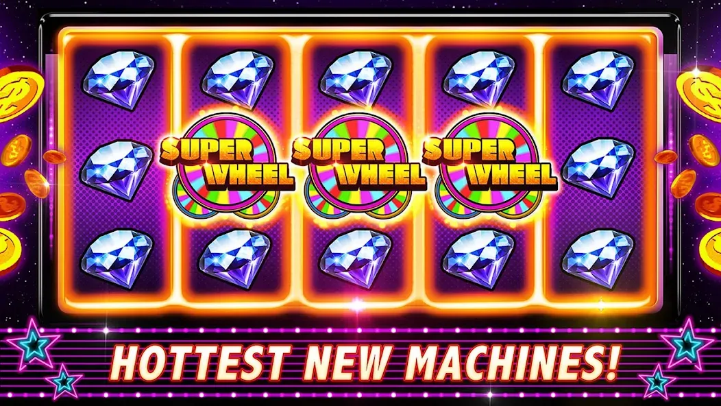 Super Win Slots - Vintage Slot (упер Вин Слотс)  [МОД Бесконечные монеты] Screenshot 2