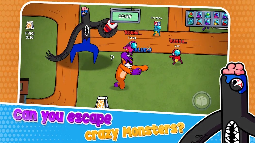 Survivor In Rainbow Monster (Сурвайвер Ин Рейнбоу Монстер)  [МОД Бесконечные деньги] Screenshot 3