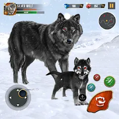 Скачать взлом Wild Wolf Simulator Wolf Games [МОД Все открыто] на Андроид