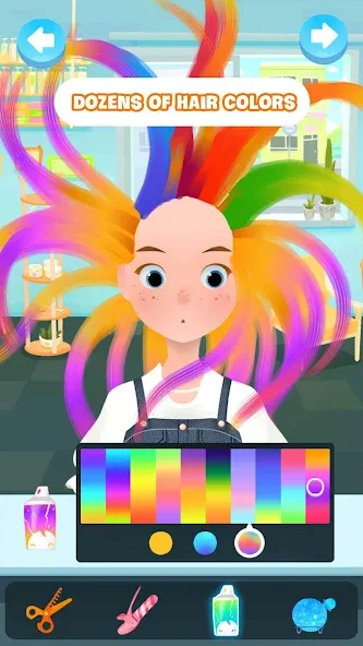 Hair salon games : Hairdresser  [МОД Menu] Screenshot 1