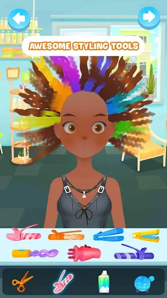 Hair salon games : Hairdresser  [МОД Menu] Screenshot 2