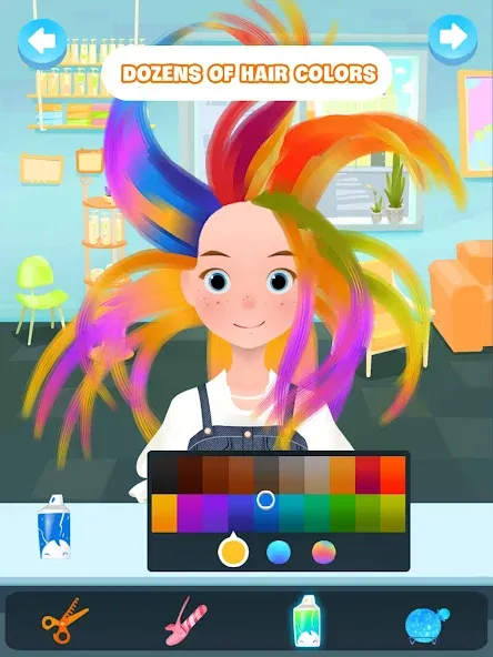 Hair salon games : Hairdresser  [МОД Menu] Screenshot 5