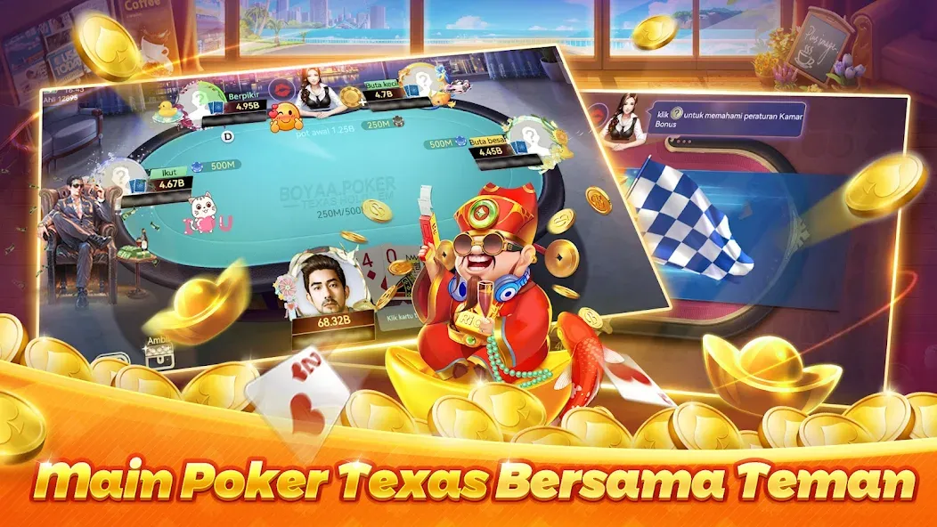 Poker Texas Boyaa (Покер Техас Бояа)  [МОД Бесконечные деньги] Screenshot 2