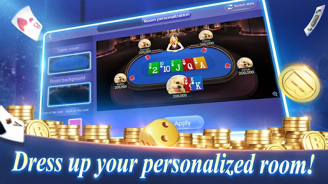 Texas Poker English (Boyaa) (Техасский покер Английский)  [МОД Меню] Screenshot 2