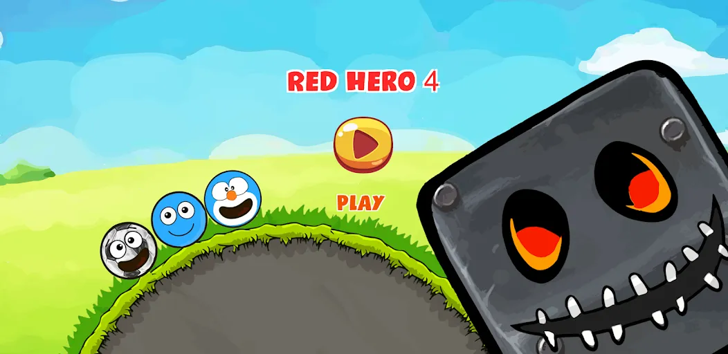 Red Hero 4 - red bounce ball 5  [МОД Меню] Screenshot 1