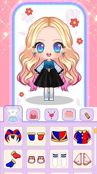 Doll Dress Up: Makeup Games (Долл Дресс Ап)  [МОД Много денег] Screenshot 1