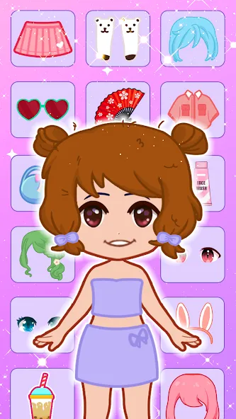 Doll Dress Up: Makeup Games (Долл Дресс Ап)  [МОД Много денег] Screenshot 2