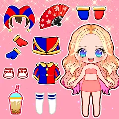 Скачать взлом Doll Dress Up: Makeup Games (Долл Дресс Ап) [МОД Много денег] на Андроид