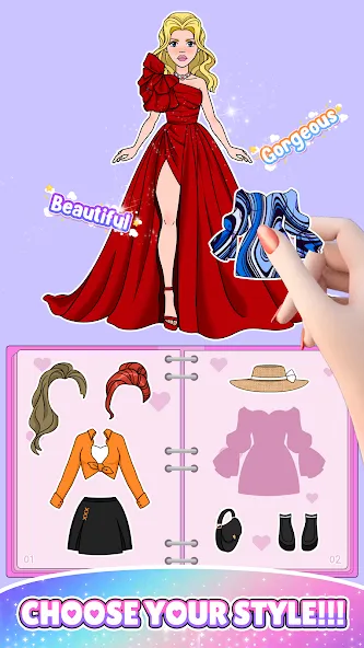 Paper Doll: Fashion Dress Up (Свит Пейпер Долл)  [МОД Бесконечные деньги] Screenshot 5