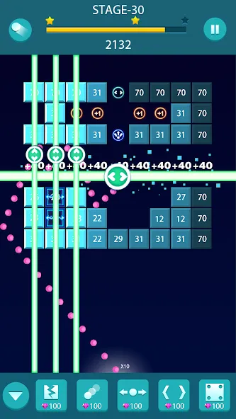 Bricks and Balls - Brick Game  [МОД Бесконечные деньги] Screenshot 3