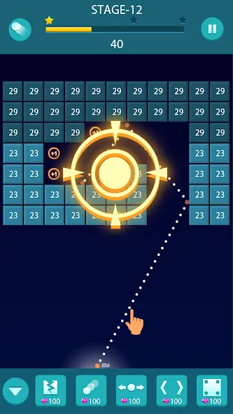 Bricks and Balls - Brick Game  [МОД Бесконечные деньги] Screenshot 4