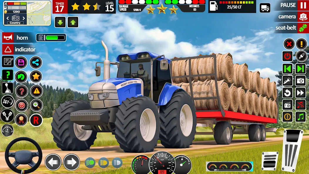 Indian Tractor Game Farming 3D  [МОД Menu] Screenshot 5