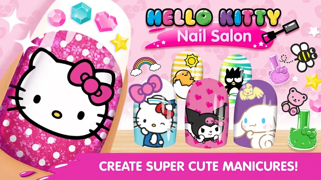 Hello Kitty Nail Salon  [МОД Unlocked] Screenshot 1