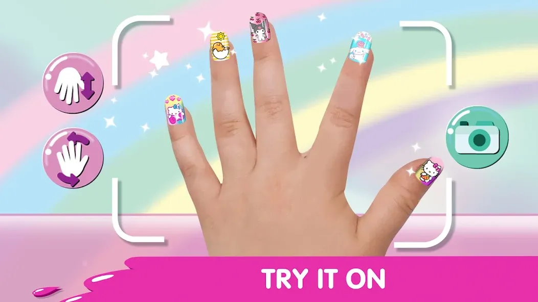 Hello Kitty Nail Salon  [МОД Unlocked] Screenshot 4