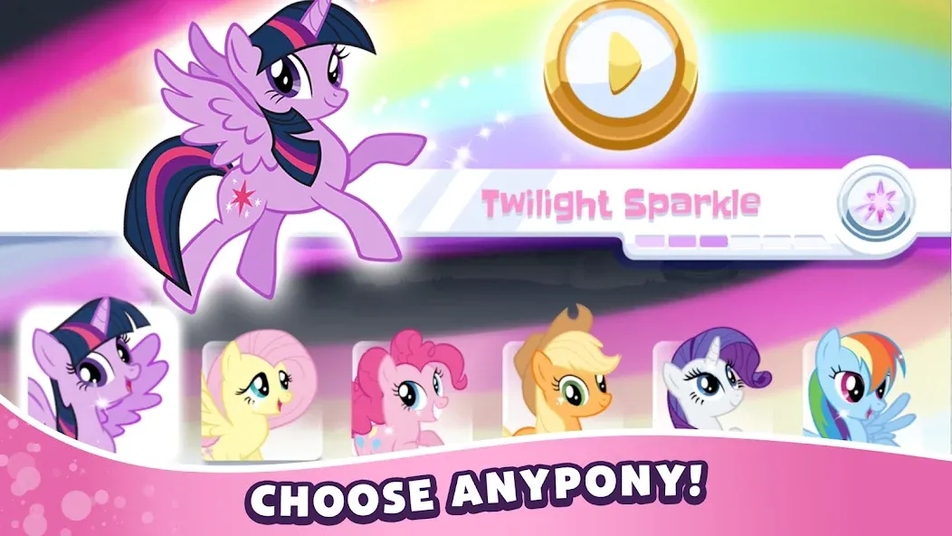 My Little Pony Rainbow Runners (Май Литл Пони)  [МОД Много монет] Screenshot 1