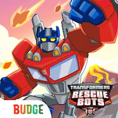 Скачать взлом Transformers Rescue Bots: Dash (Трансформеры Боты спасатели)  [МОД Много монет] на Андроид