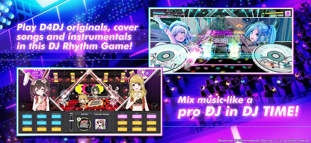 D4DJ Groovy Mix (ДидиФо Джей Груви Микс)  [МОД Все открыто] Screenshot 2