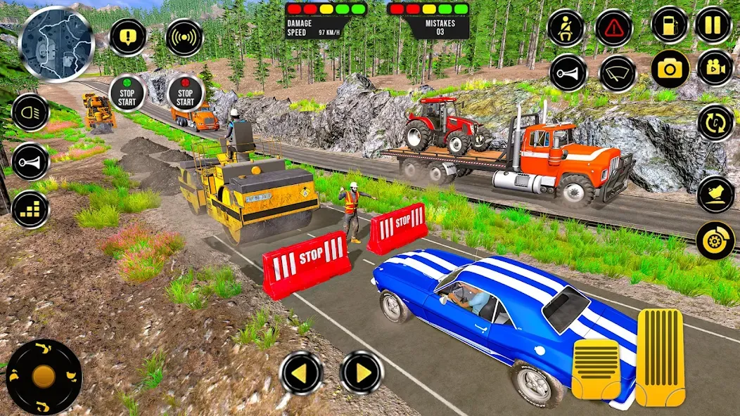 Construction Machine Real JCB  [МОД Много денег] Screenshot 4