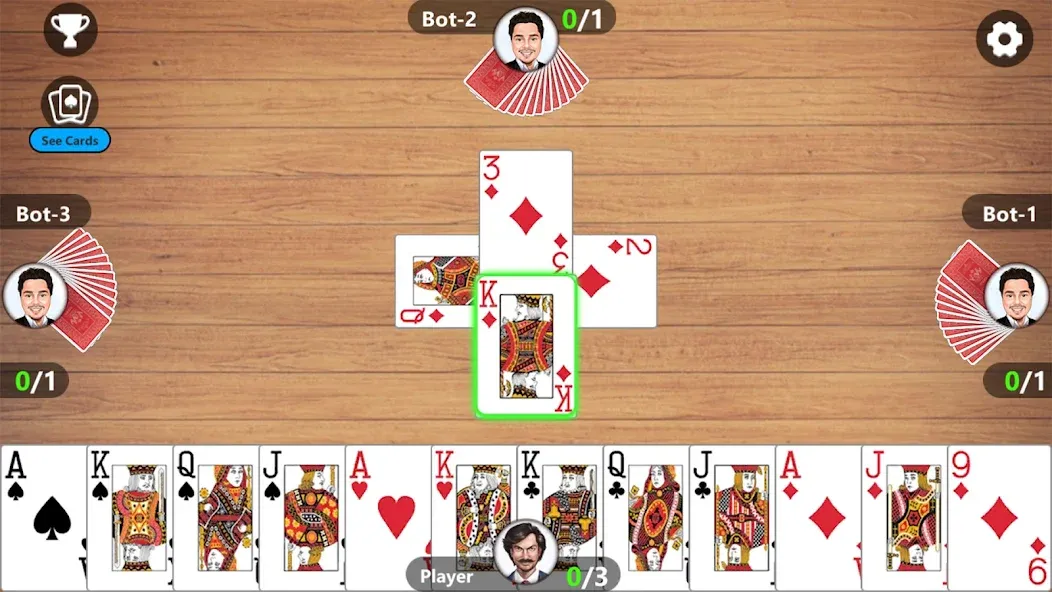 Callbreak Master 3 - Card Game  [МОД Бесконечные монеты] Screenshot 2