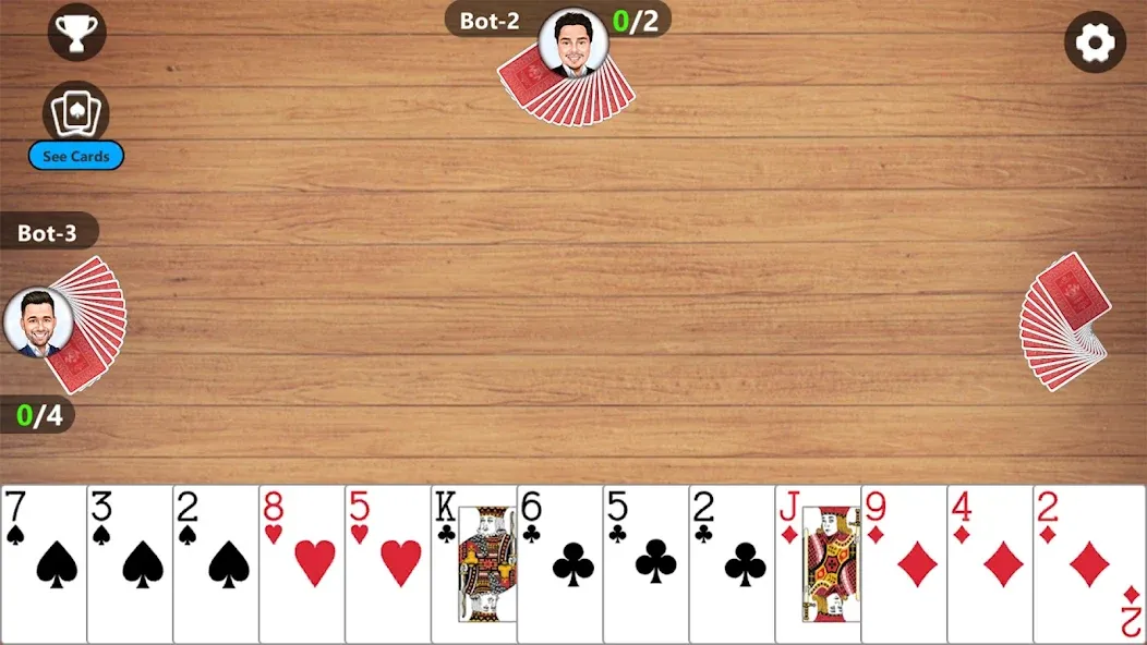 Callbreak Master 3 - Card Game  [МОД Бесконечные монеты] Screenshot 4