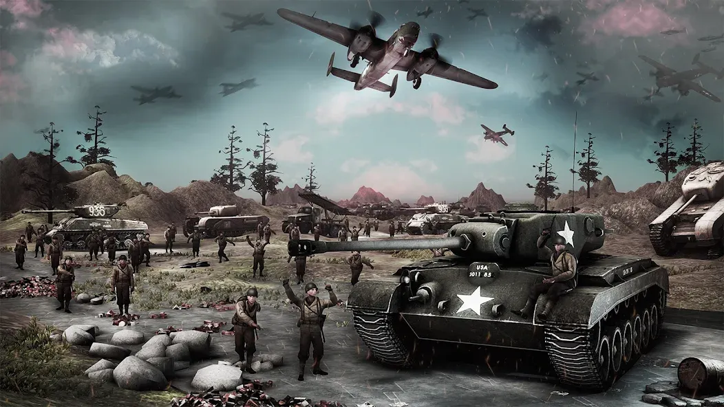 Medal of War – WW2 Games 2024  [МОД Unlocked] Screenshot 4