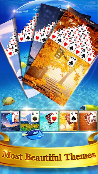 Pyramid Solitaire  [МОД Много денег] Screenshot 4