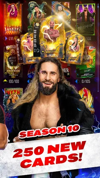 WWE SuperCard - Battle Cards (ВВЕ СуперКард)  [МОД Много денег] Screenshot 2