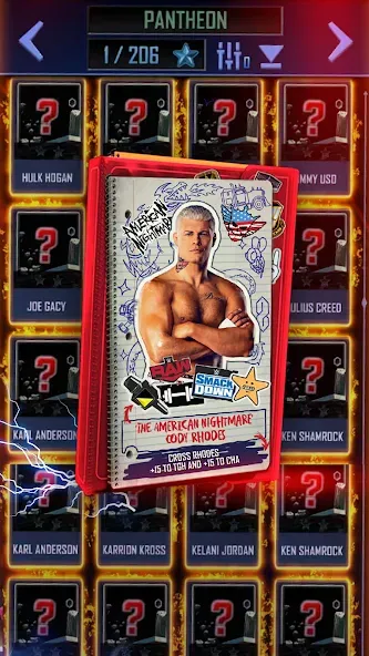 WWE SuperCard - Battle Cards (ВВЕ СуперКард)  [МОД Много денег] Screenshot 3