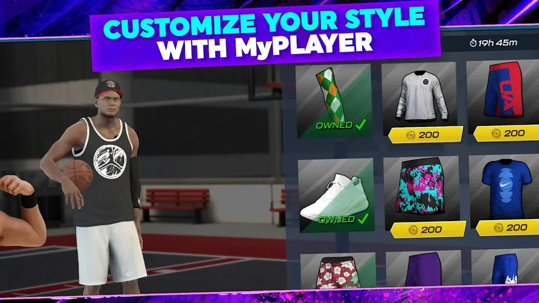 NBA 2K Mobile Basketball Game (НБА 2 Мобайл)  [МОД Menu] Screenshot 2