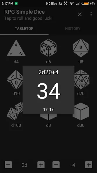 RPG Simple Dice (РПГ Простые Кости)  [МОД Unlocked] Screenshot 2