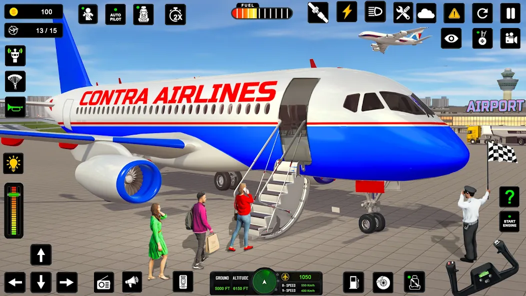 City Pilot Cargo Plane Games (Сити Пилот Карго Плейн Геймс)  [МОД Много монет] Screenshot 5