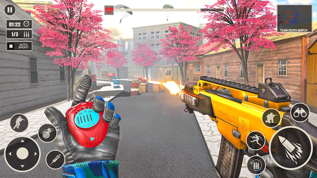 Offline War Shooting Games 3D  [МОД Много денег] Screenshot 2