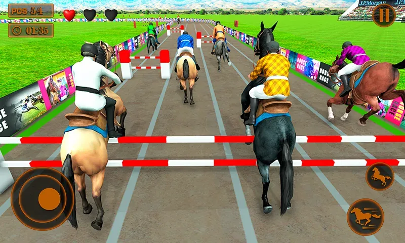 Mounted Horse Racing Games  [МОД Все открыто] Screenshot 1