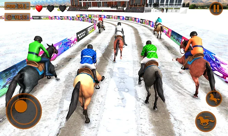 Mounted Horse Racing Games  [МОД Все открыто] Screenshot 3