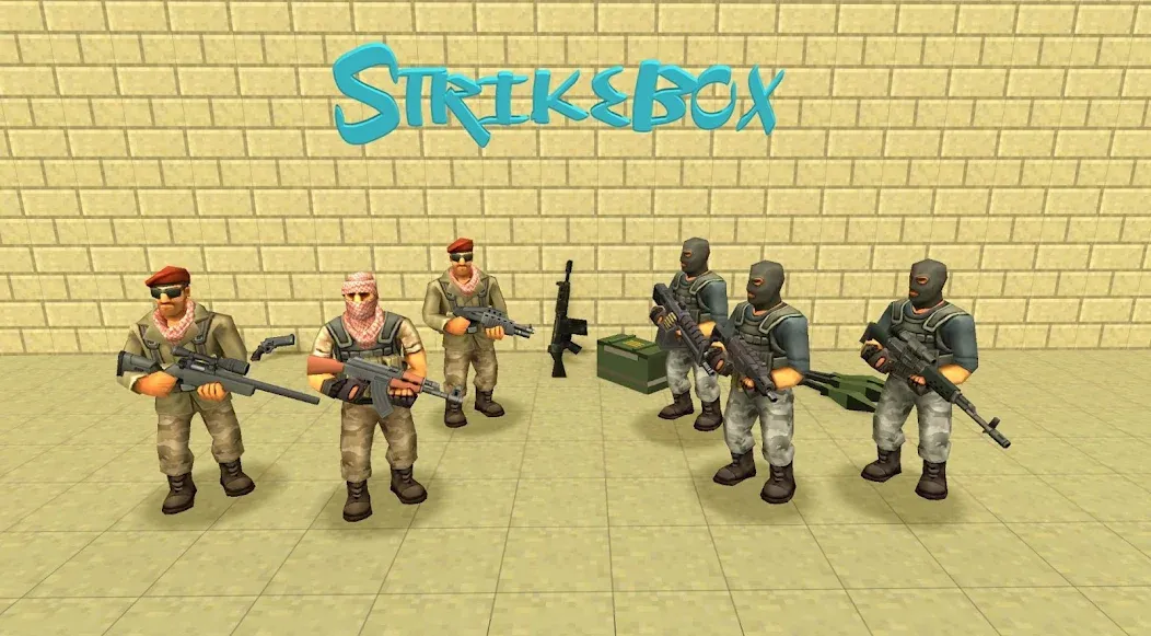 StrikeBox: Sandbox&Shooter (Страйкбокс)  [МОД Все открыто] Screenshot 4