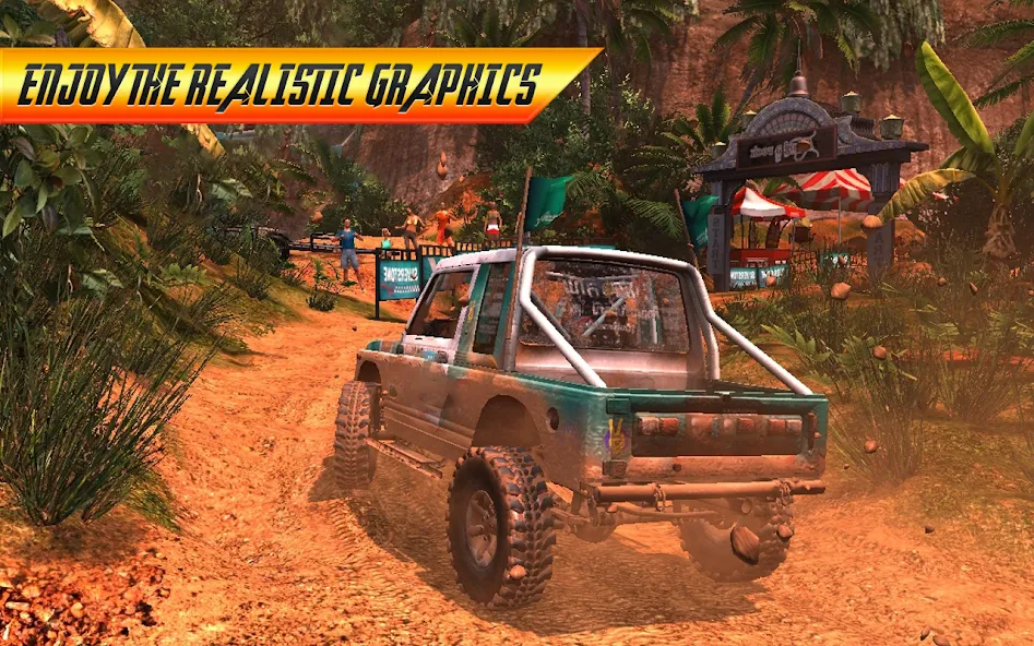 Offroad Jeep Driving Simulator  [МОД Бесконечные деньги] Screenshot 4