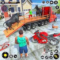 Скачать взлом Animal Transport Truck Game 3D (Игра Грузовик для перевозки животных) [МОД Unlimited Money] на Андроид