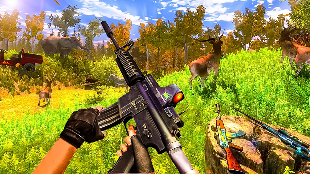 Animal Hunting -Shooting Games (Энимал Хантинг)  [МОД Mega Pack] Screenshot 2